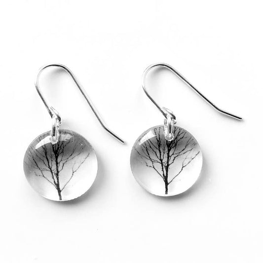 Round Tree Earrings