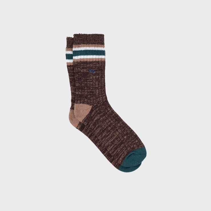 Thick Cotton Socks, Brown