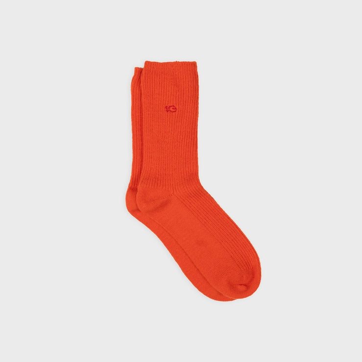 Angora Blend Socks, Orange
