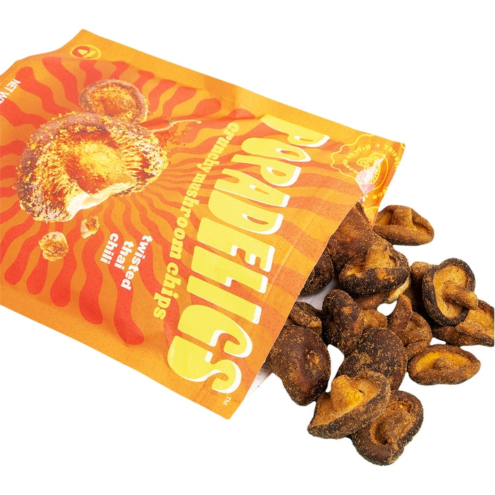 Crunchy Mushroom Chips,  Thai Chili
