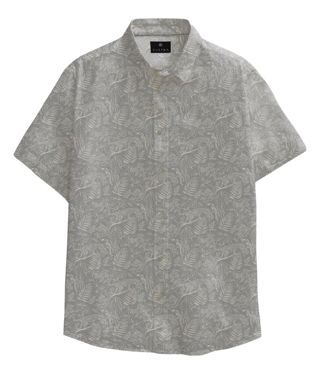 Leopard & Toucan Linen Shirt - SS