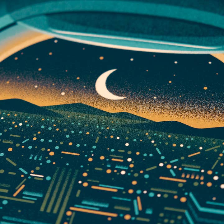 Mainland, 11" X 14" Print