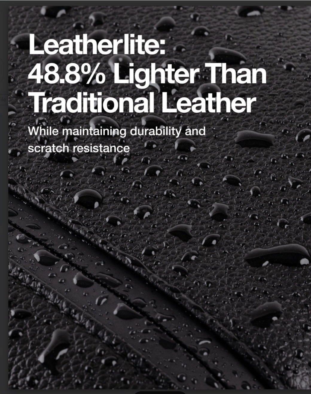 Cascade Duffle Bag - Black Leatherlite