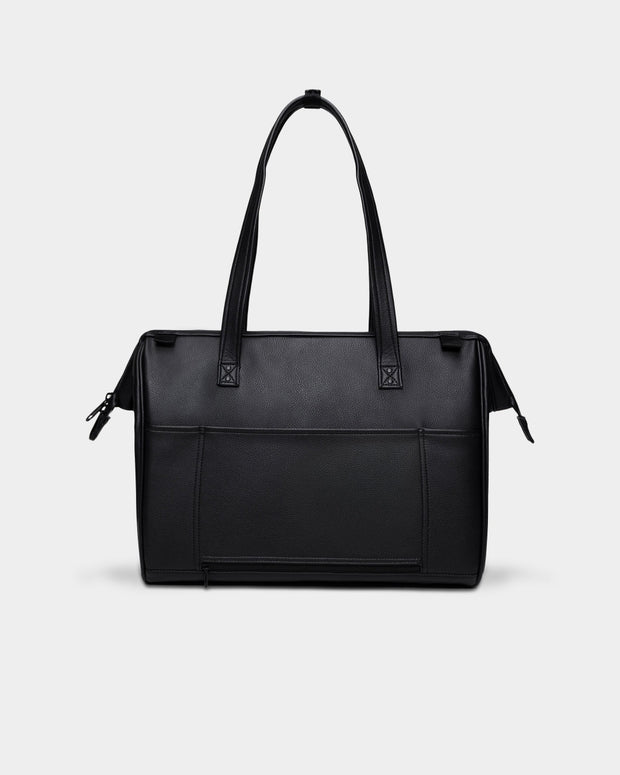 Cascade Tote - Black Leatherlite