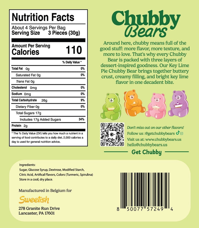 Key Lime Pie Gummy Bears