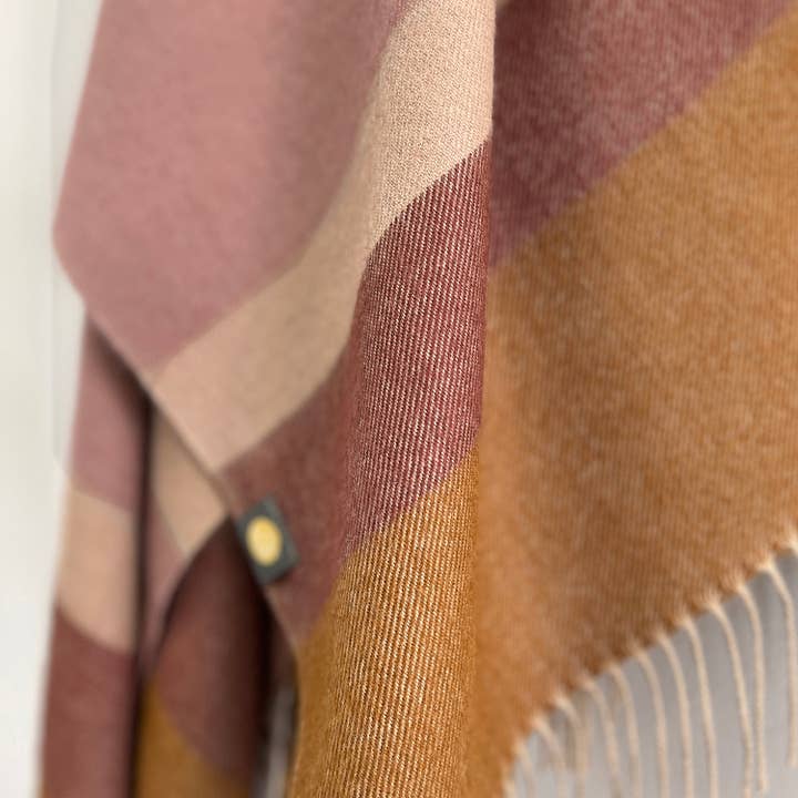 100% Baby Alpaca Scarf, Mocha Mousse