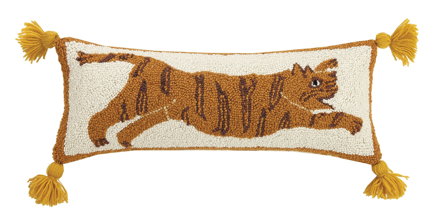 Tiger Tassels Hook Pillow