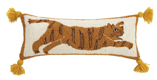 Tiger Tassels Hook Pillow