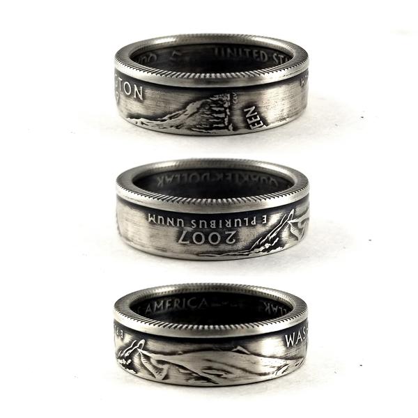 90% Silver Washington Quarter Ring