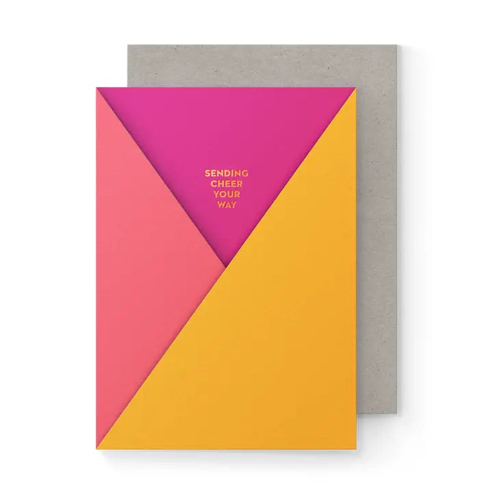 Sending Cheer Pocket Card – FACET Modern Mercantile