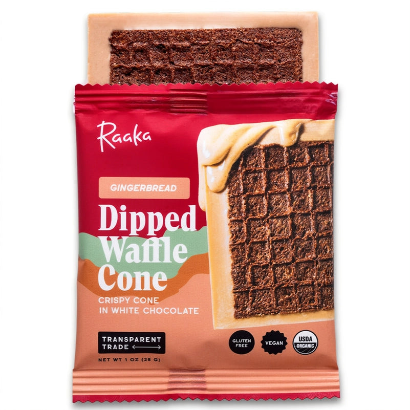 Dipped Waffle Cone Bar, Gingerbread