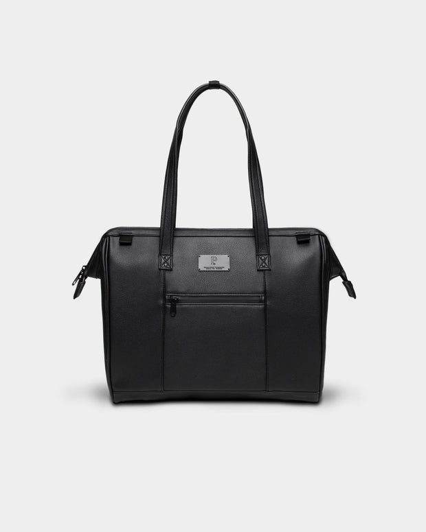 Cascade Tote - Black Leatherlite