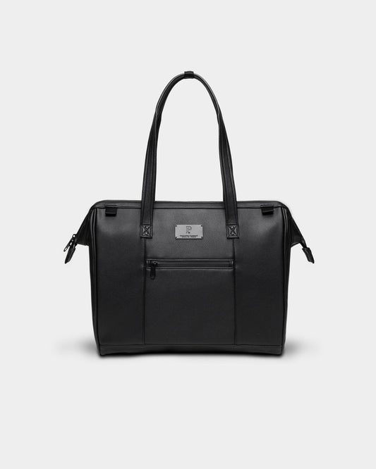 Cascade Tote - Black Leatherlite