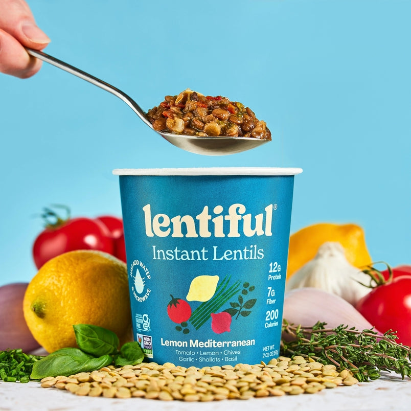 Lemon Mediterranean Instant Lentils
