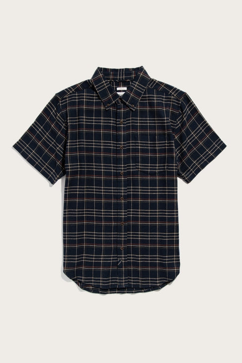 Jordan Slim Shirt in Dusk Herringbone Plaid