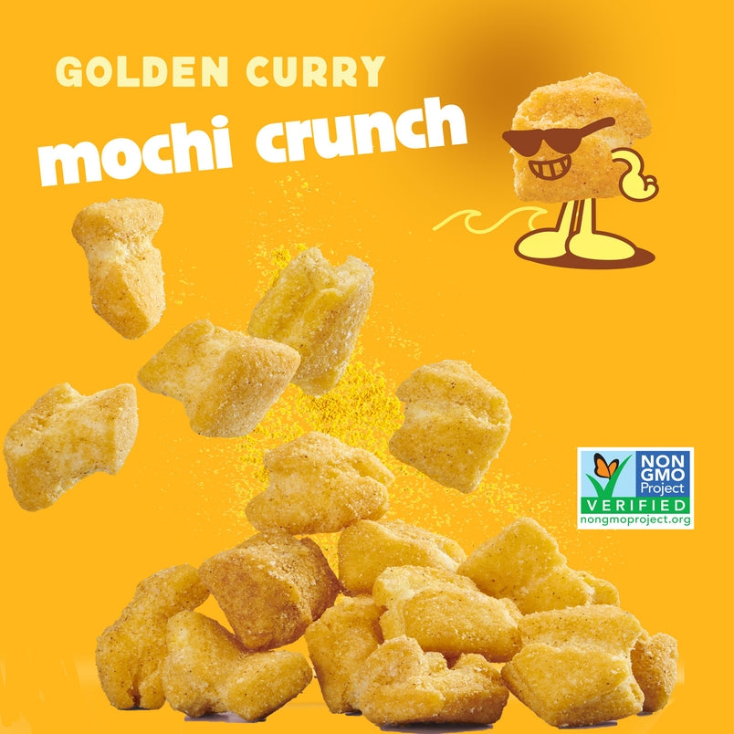 Mochi Crunch Snack Bites, Golden Curry