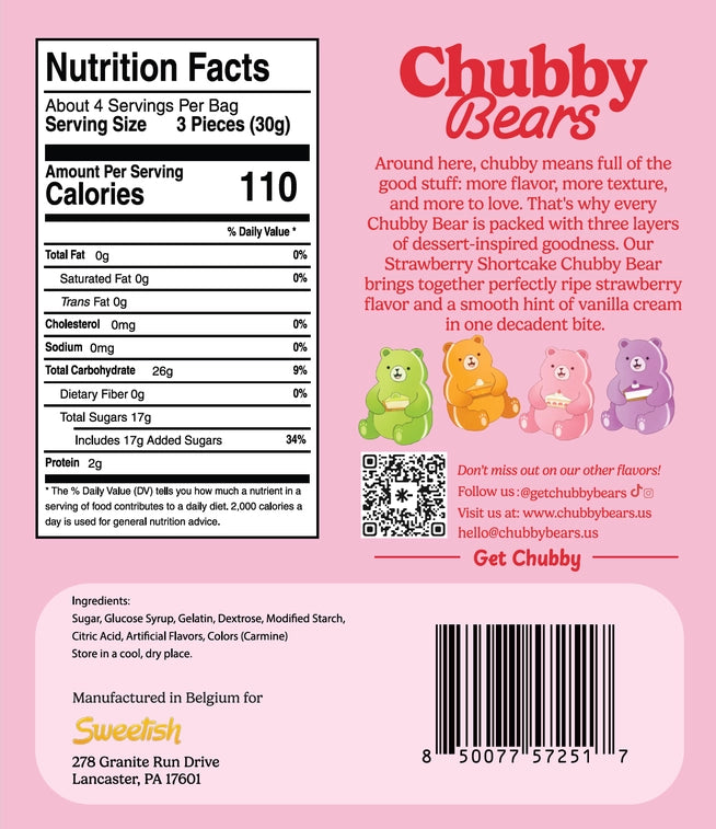 Strawberry Shortcake Gummy Bears