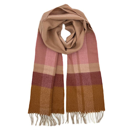 100% Baby Alpaca Scarf, Mocha Mousse