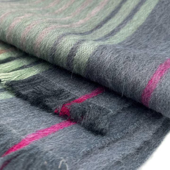 Alpaca Scarf, Wild Wasabi