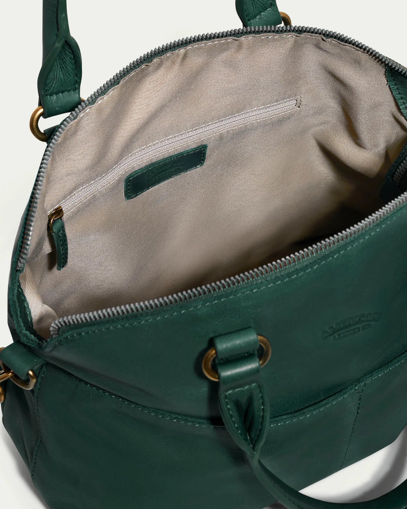 Carrie Dome Satchel, Hunter Green