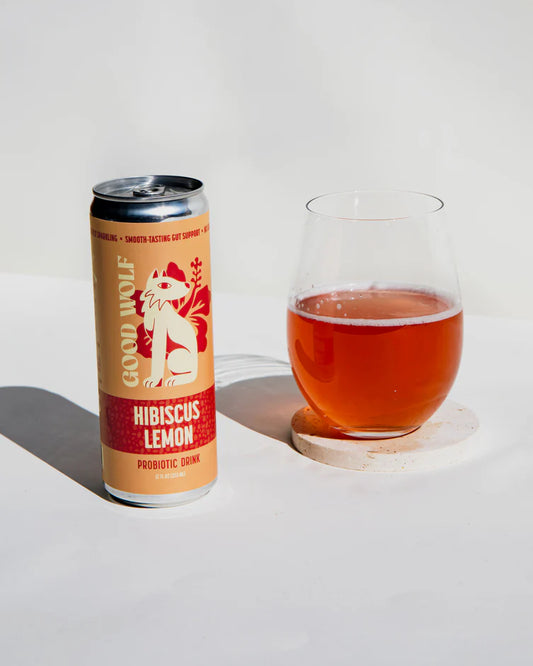 Probiotic Soda, Hibiscus Lemon