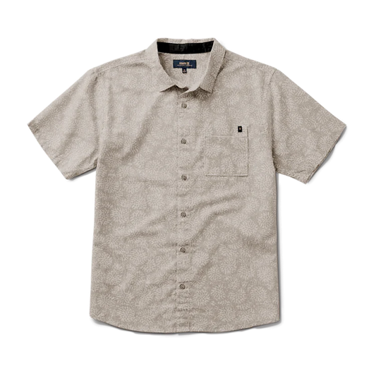 Journey2 Short Sleeve Button Up Shirt, Ghost Grey
