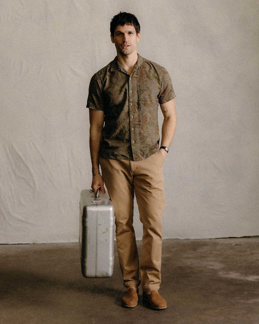 The Hawthorne Shirt, Fatigue Olive Desert Palm