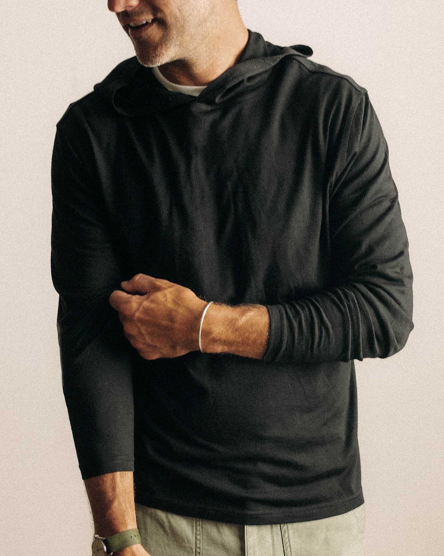 The Ridgeline Merino Hoodie, Coal