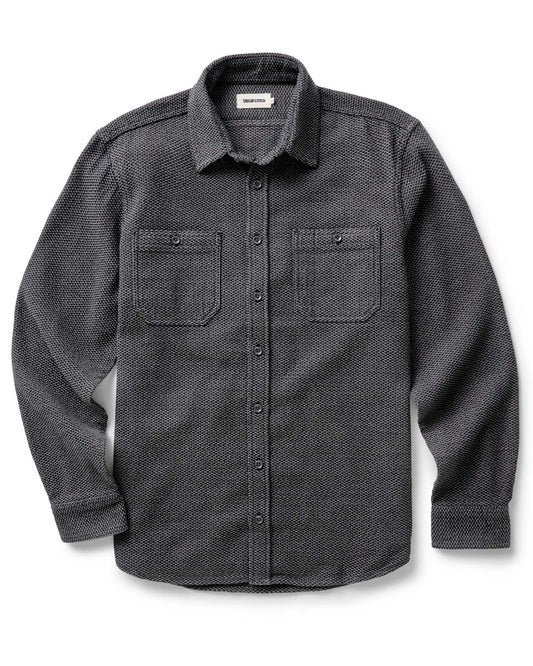 The Utility Shirt, Charcoal Sashiko