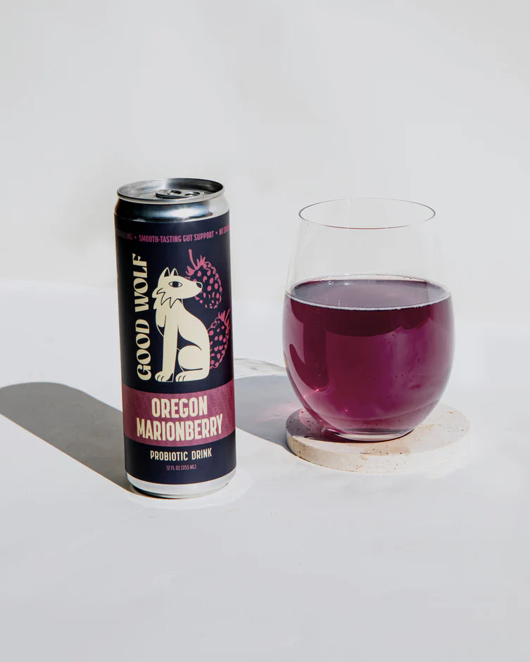 Probiotic Soda, Oregon Marionberry