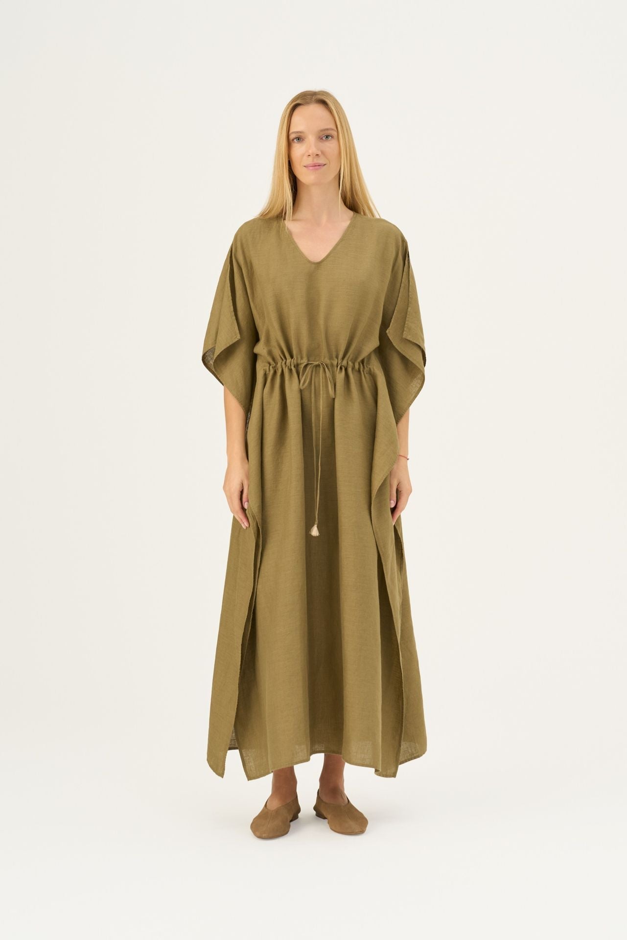 Sol Dress - Olive Khaki