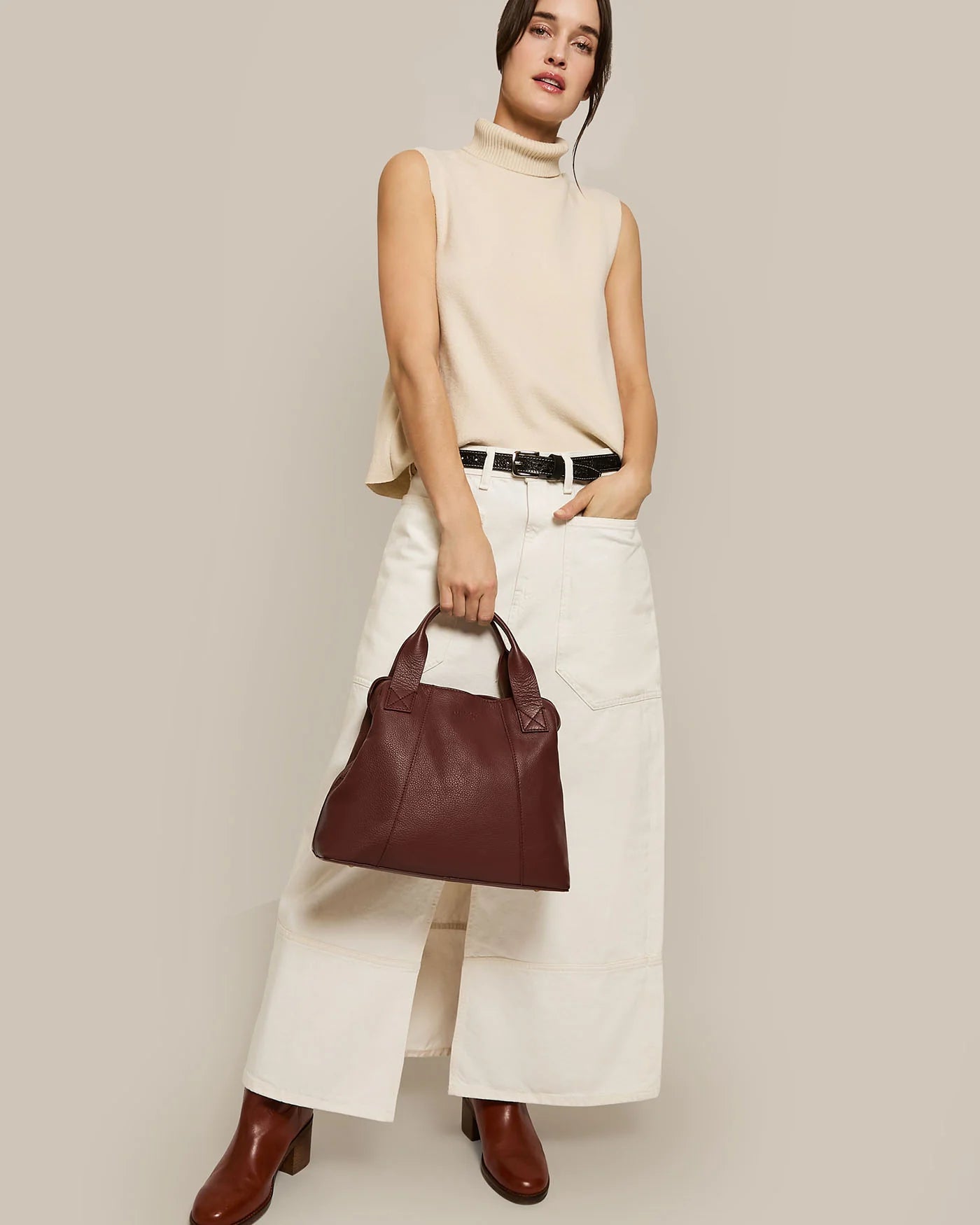 Ada Crossbody, Cordovan